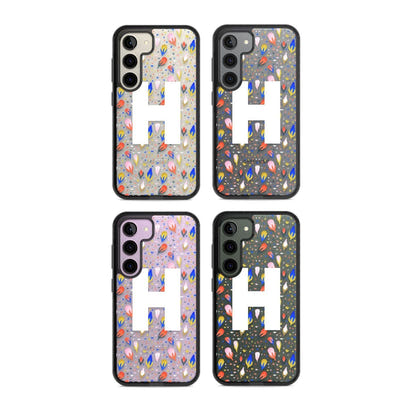 Personalised Abstract Floral Initial