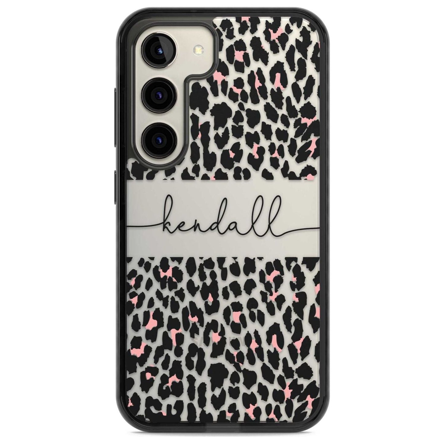 Personalised Cursive Leopard Spots