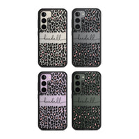 Personalised Cursive Leopard Spots