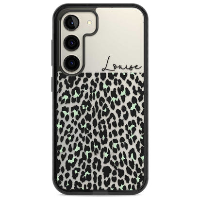Personalised Seafoam Leopard