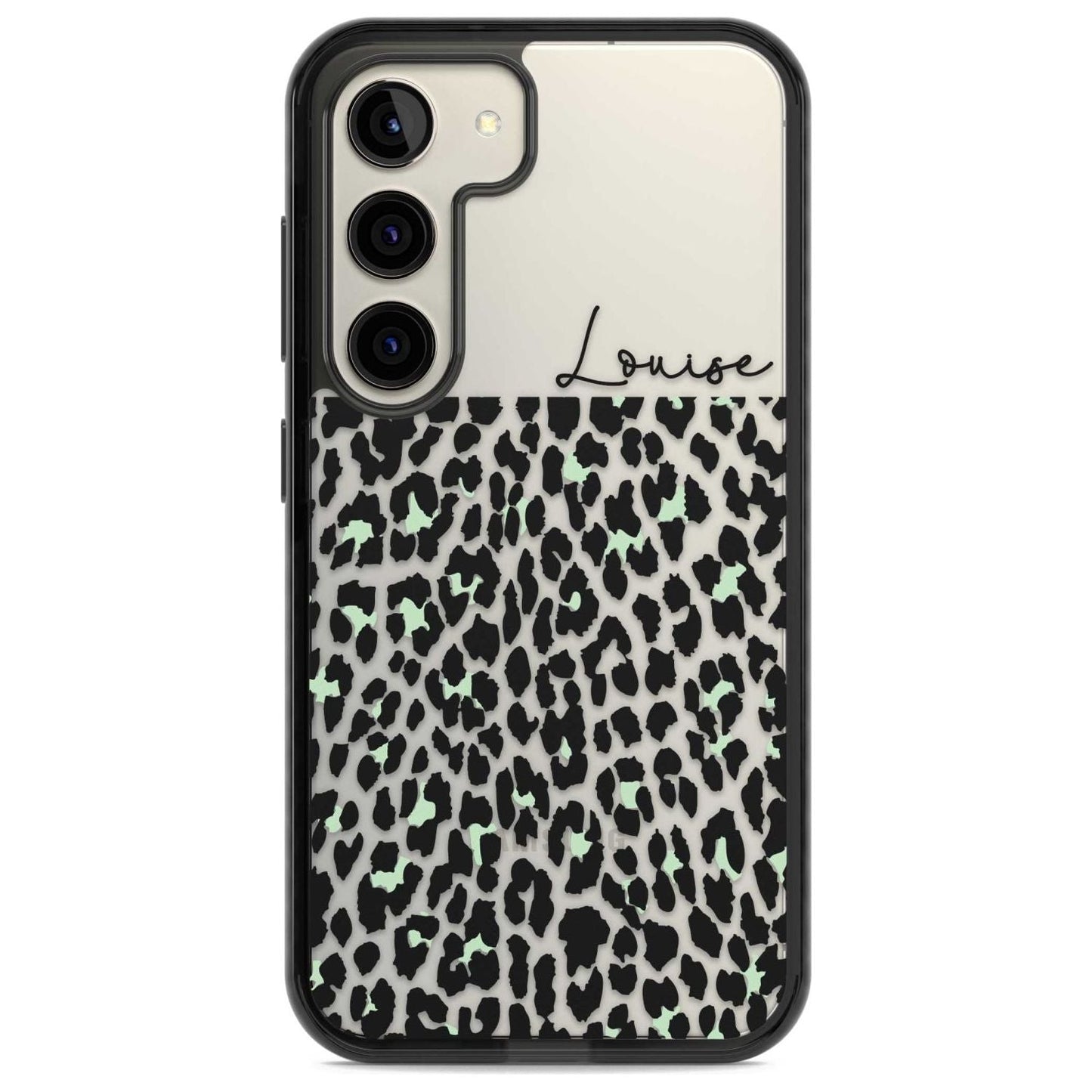 Personalised Seafoam Leopard