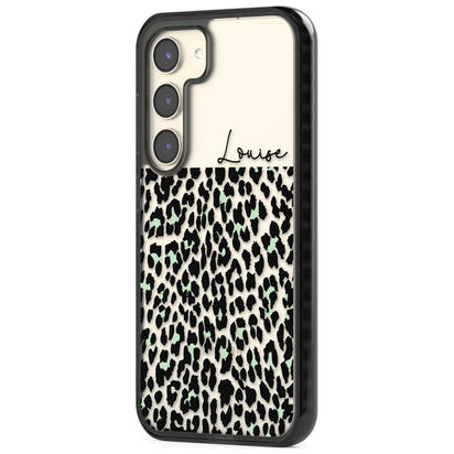 Personalised Seafoam Leopard