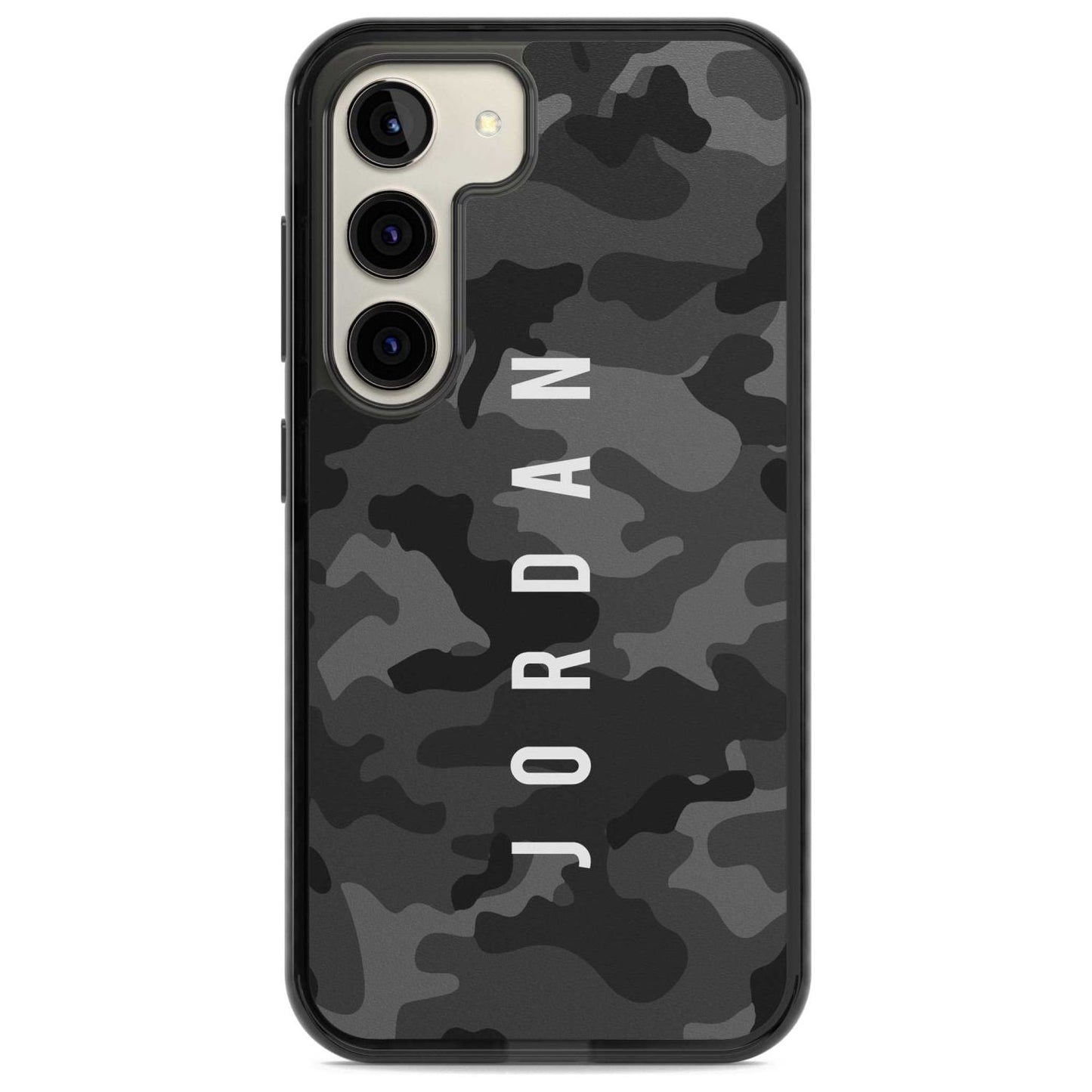 Personalised Black Camouflage Name