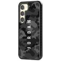 Personalised Black Camouflage Name