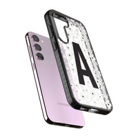 Initiale en gras personnalisée et florale