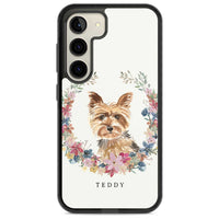Personalised Yorkshire Terrier Floral Portrait
