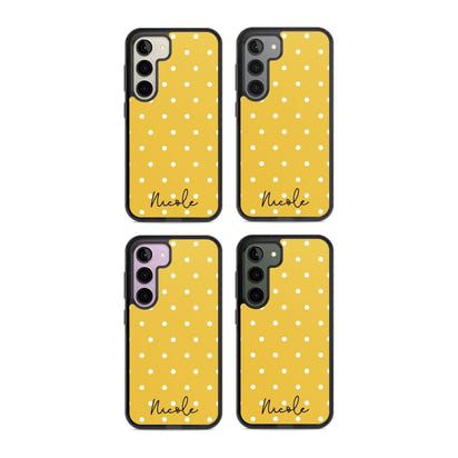 Personalised Yellow Polka Dot