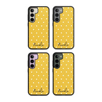 Personalised Yellow Polka Dot