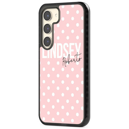Personalised Pink Polka