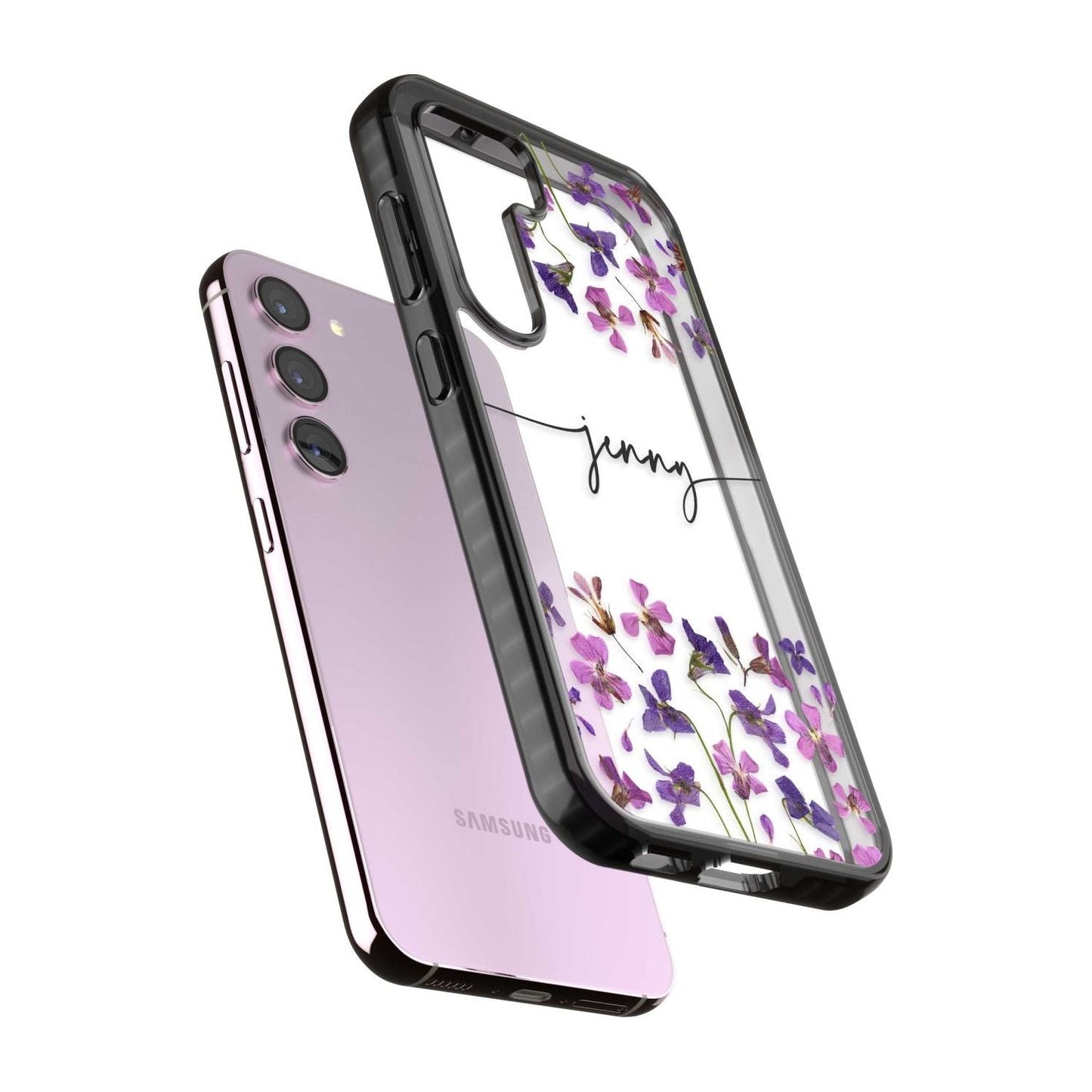 Personalised Purple Violets