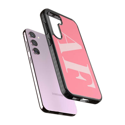 Personalised Light & Dark Pink Green Letters