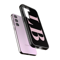 Lettres personnalisées roses et noires vertes