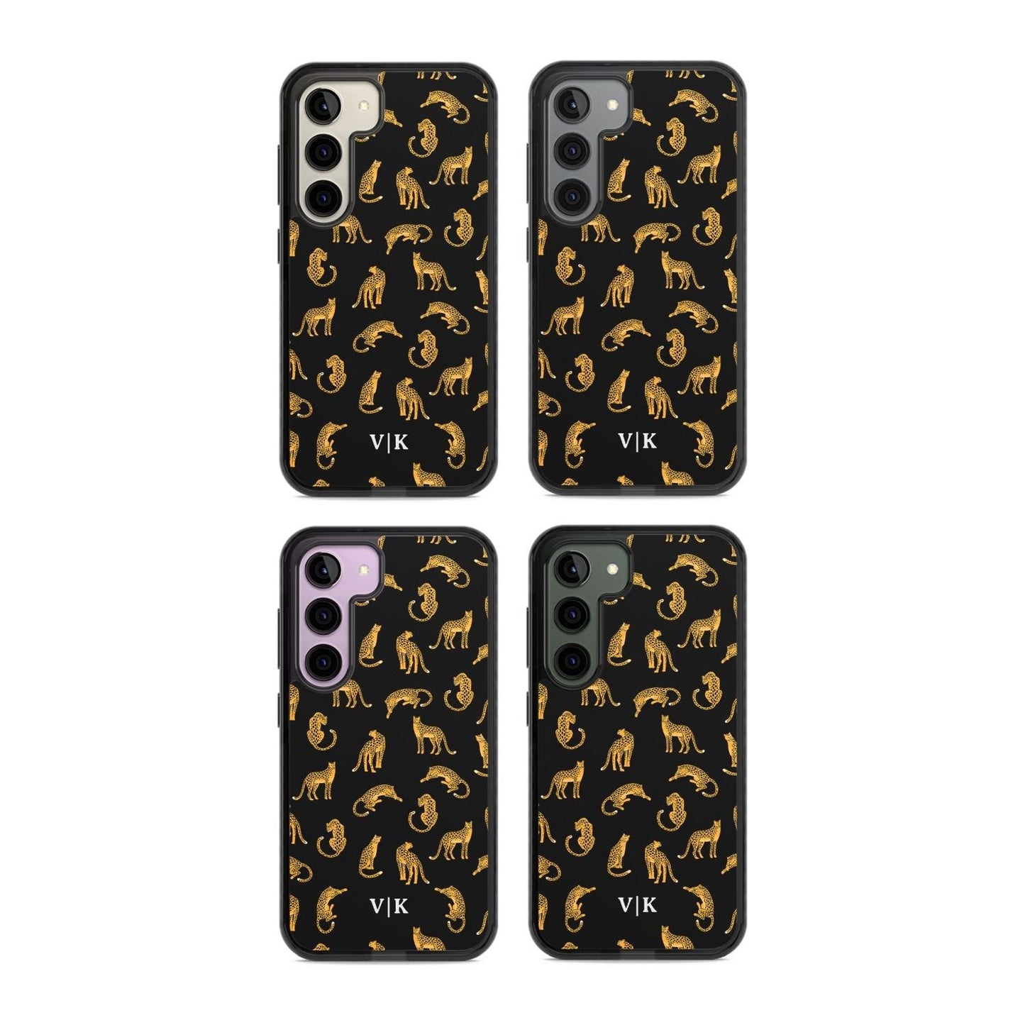 Personalised Gold Cheetah Pattern