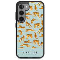 Personalised Turquoise Tiger Pattern