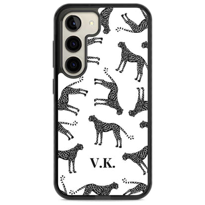 Personalised Black & White Cheetah Pattern