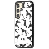 Personalised Black & White Cheetah Pattern