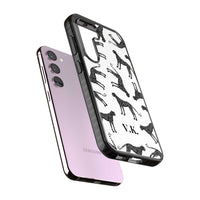 Personalised Black & White Cheetah Pattern