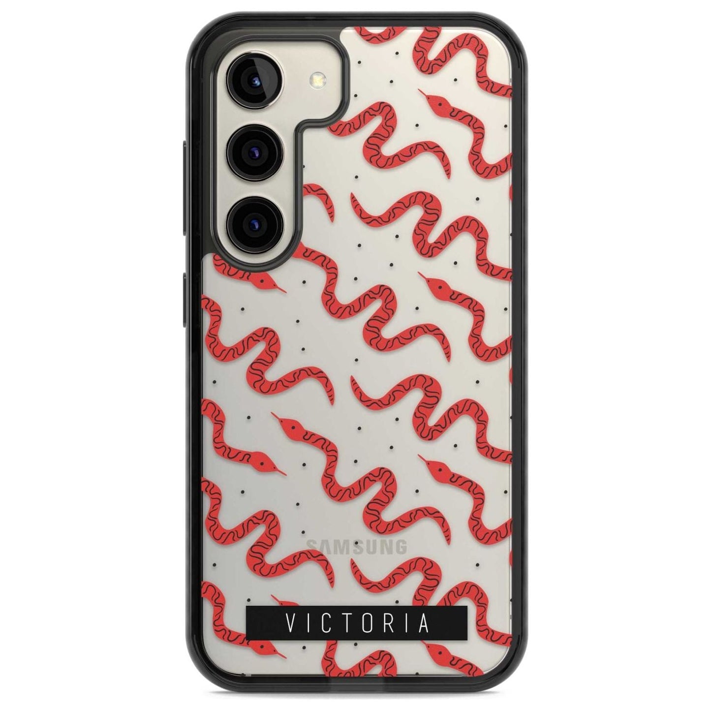 Personalised Red Snake Pattern