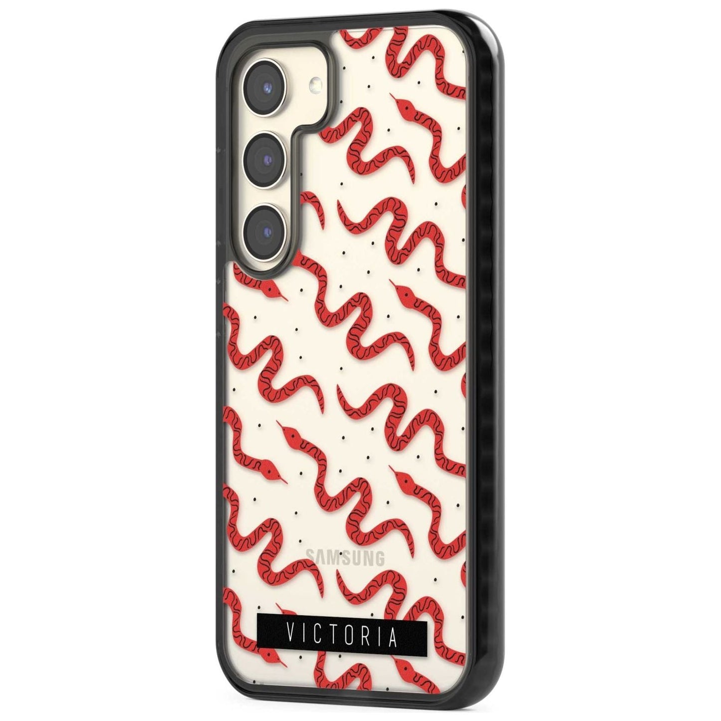 Personalised Red Snake Pattern