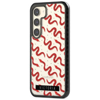 Personalised Red Snake Pattern