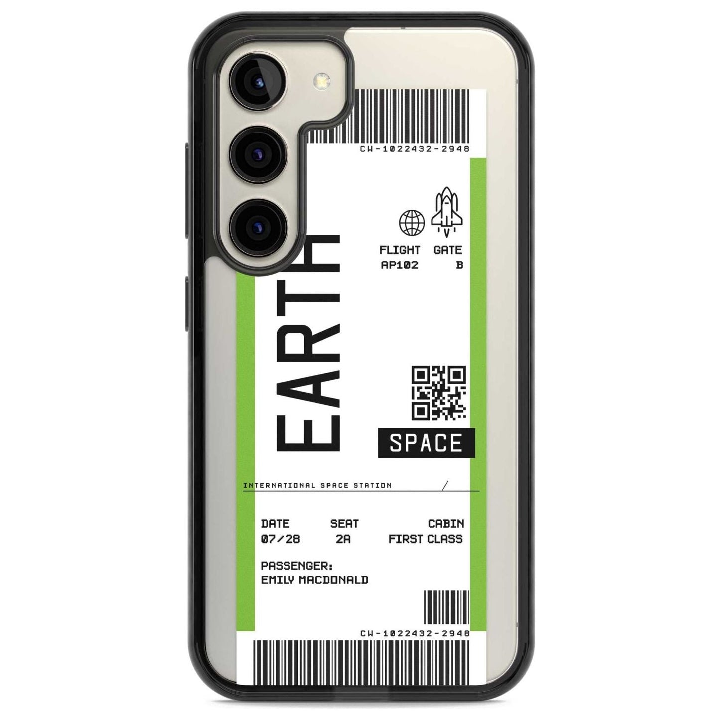 Personalised Earth Travel Ticket
