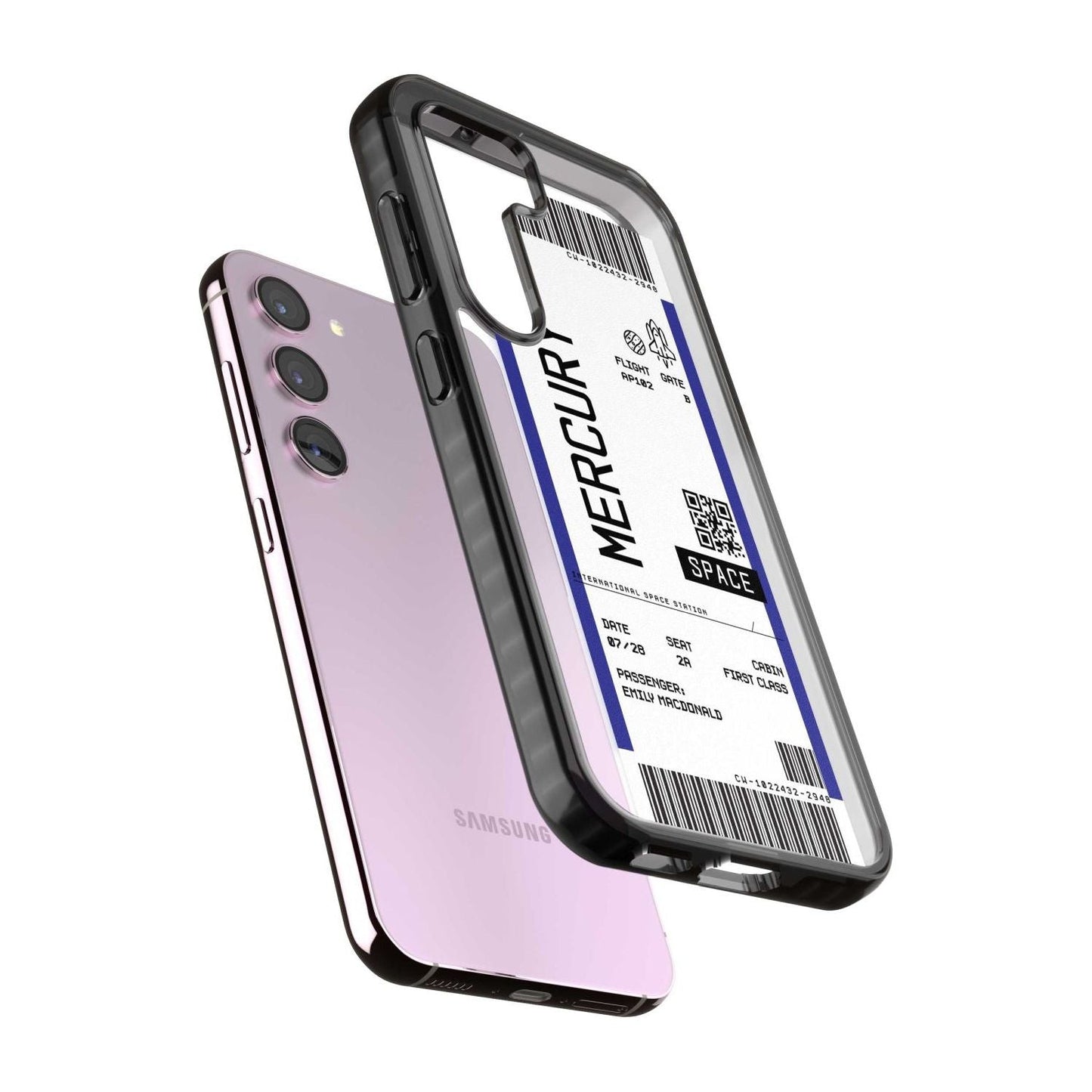 Personalised Mercury Travel Ticket