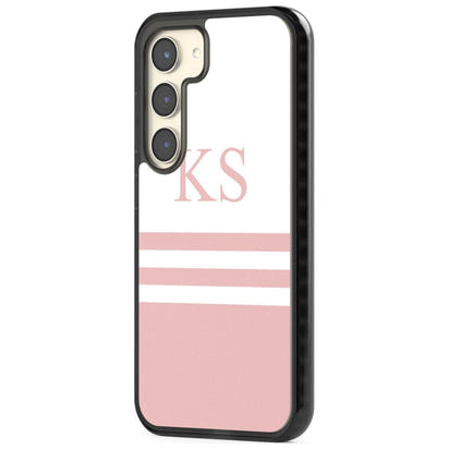 Personalised Pink Stripes & Initials