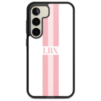 Personalised Minimal Pink Stripe