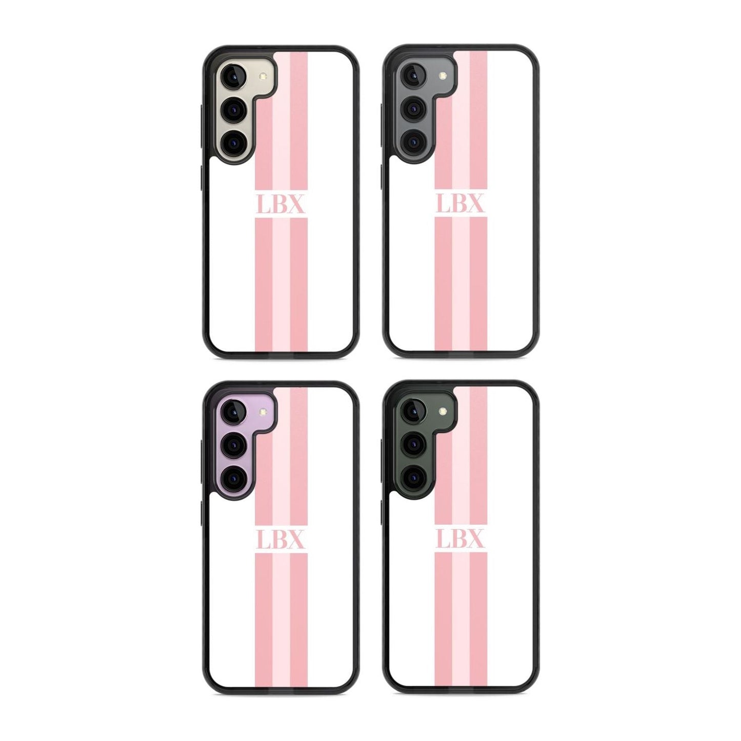 Personalised Minimal Pink Stripe