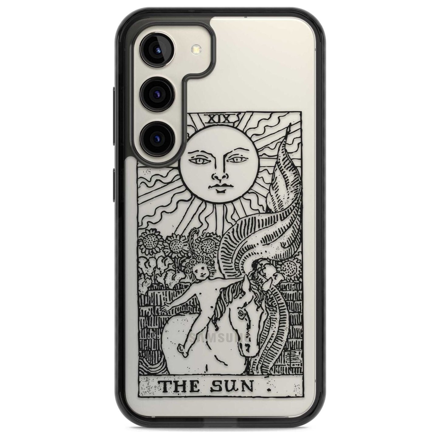 Personalised The Sun Tarot Card (Clear)