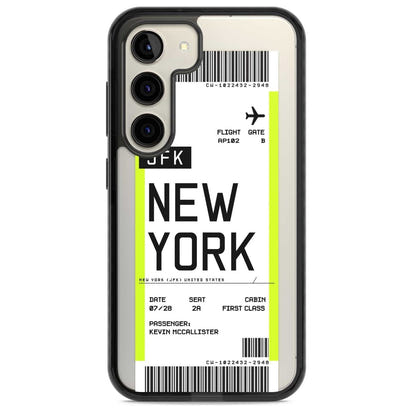Personalised New York Boarding Pass