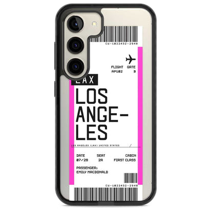 Personalisierte Bordkarte für Los Angeles
