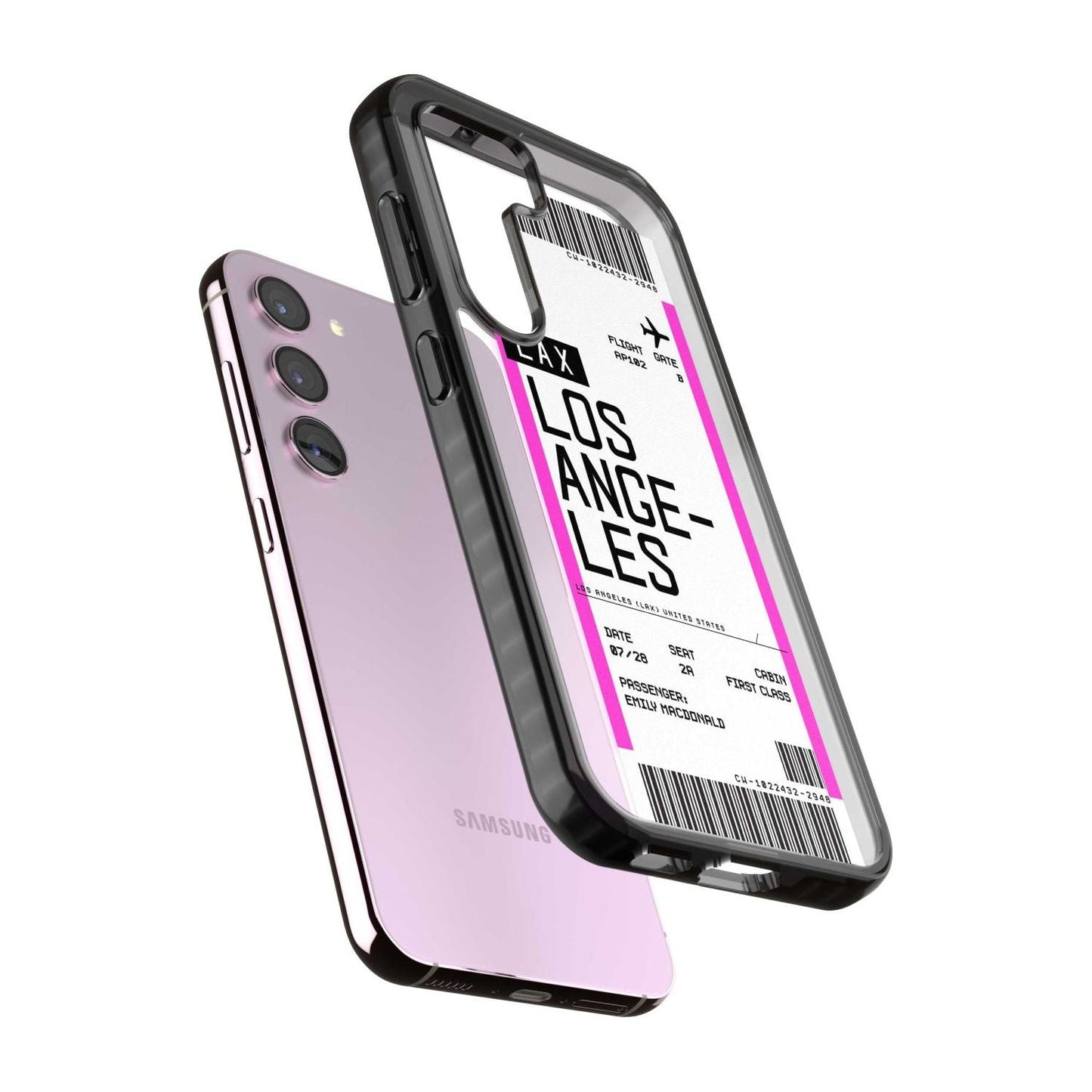 Personalisierte Bordkarte für Los Angeles