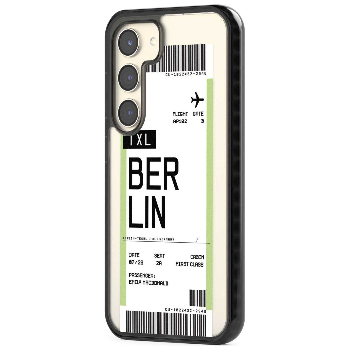Personalised Berlin Boarding Pass