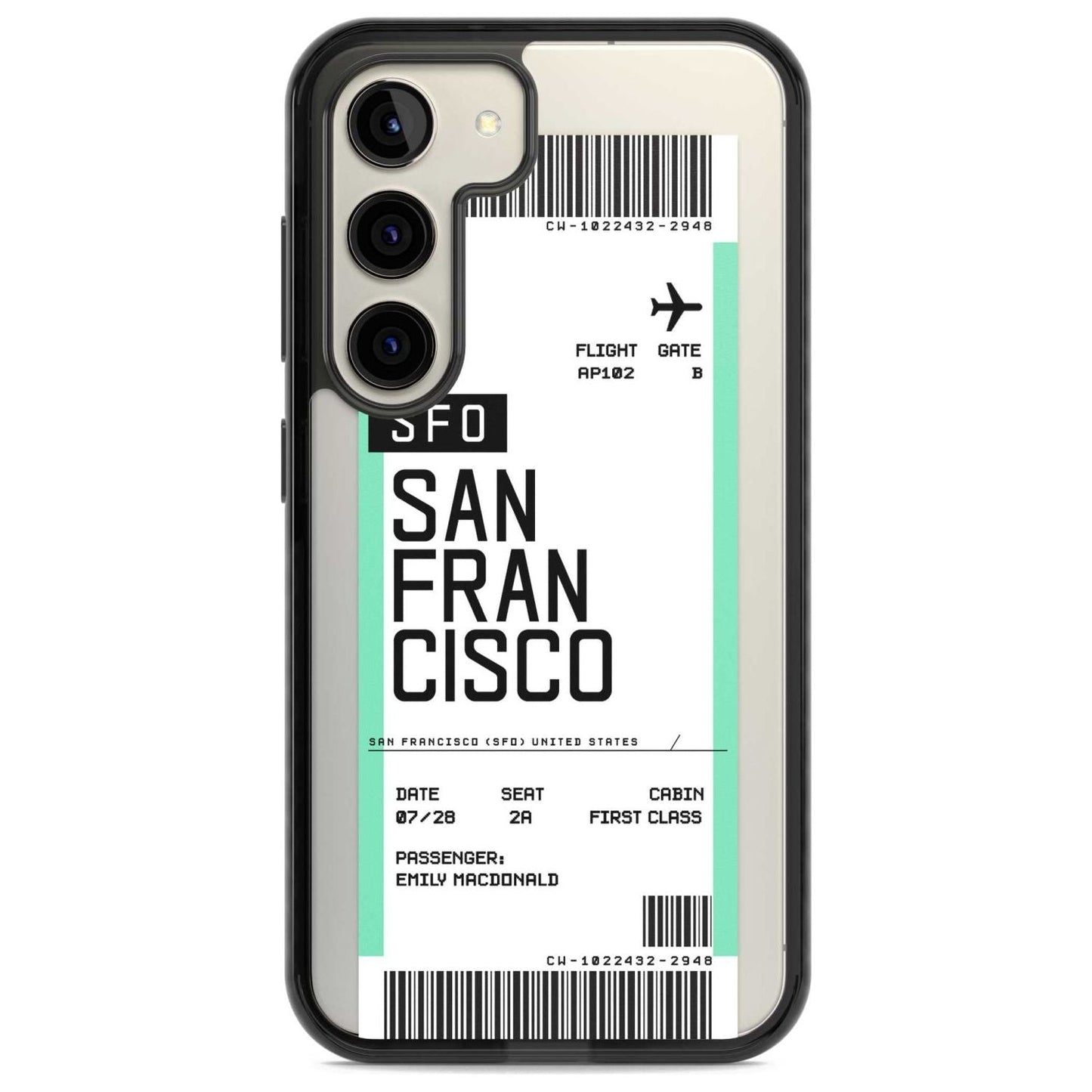 Personalised San Francisco Boarding Pass