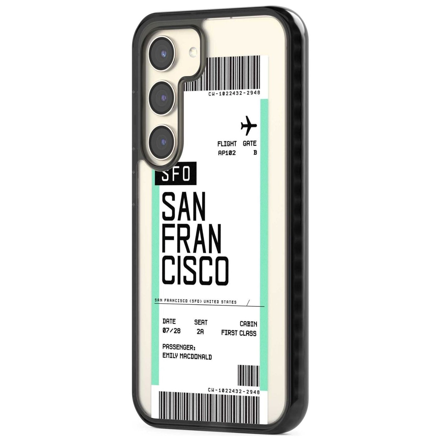 Personalised San Francisco Boarding Pass