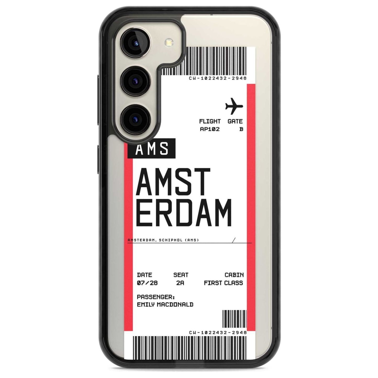 Personalised Amsterdam Boarding Pass