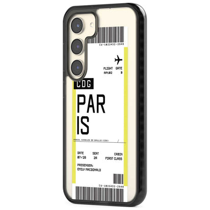 Personalised Paris Boarding Pass