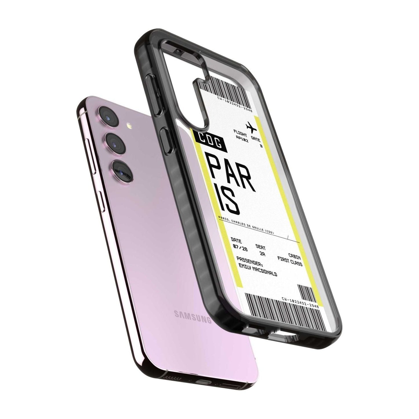 Personalised Paris Boarding Pass