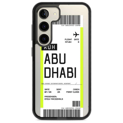 Personalised Abu Dhabi Boarding Pass