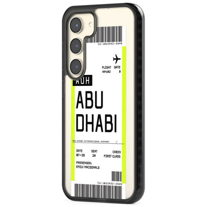 Personalised Abu Dhabi Boarding Pass