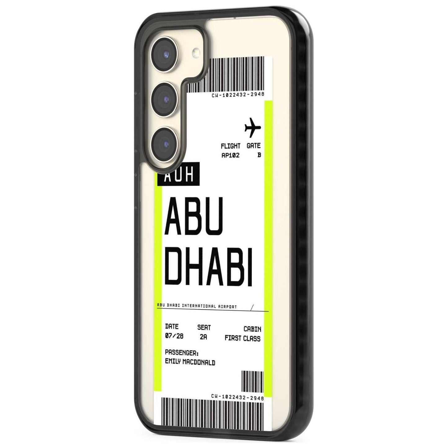 Personalised Abu Dhabi Boarding Pass