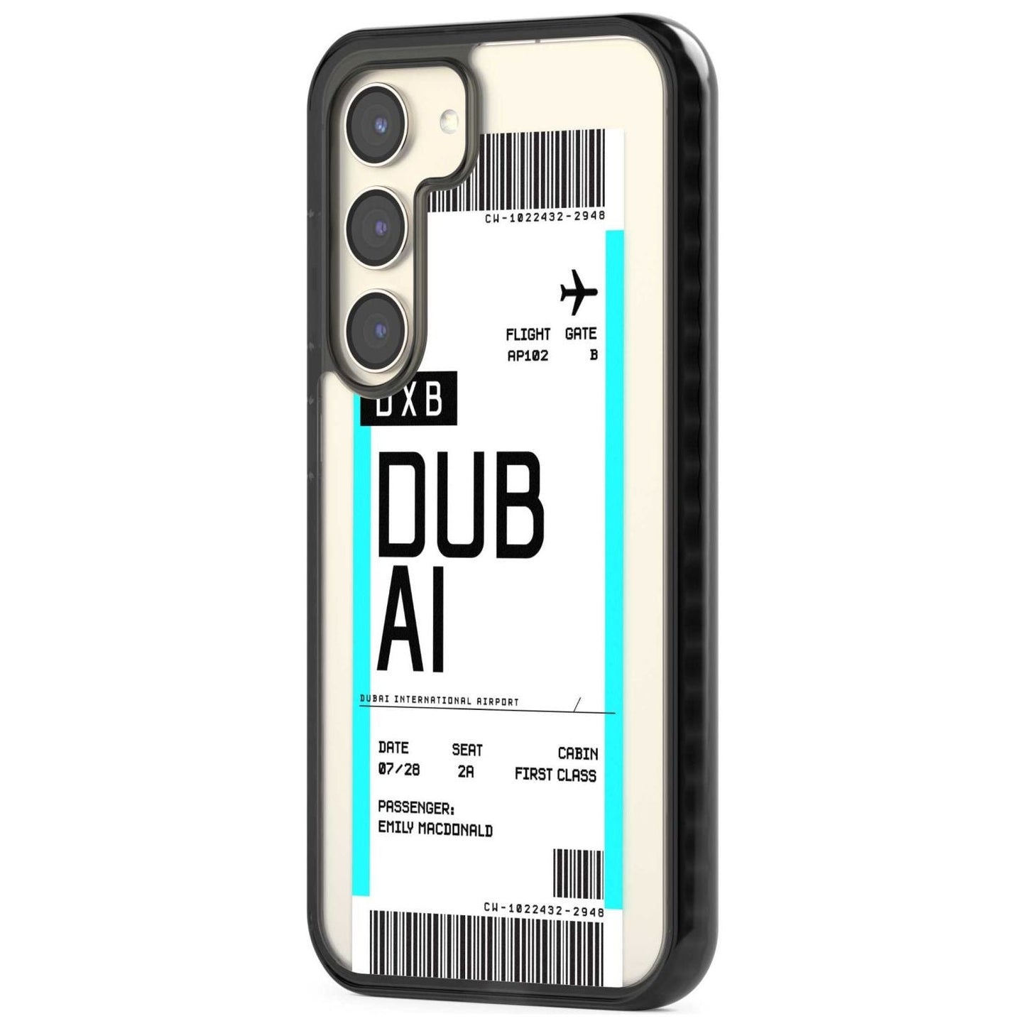 Personalised Dubai Boarding Pass