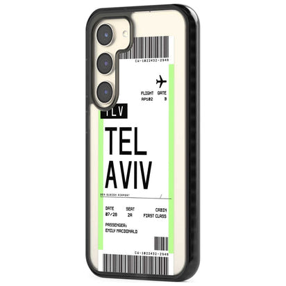 Personalisierte Bordkarte für Tel Aviv
