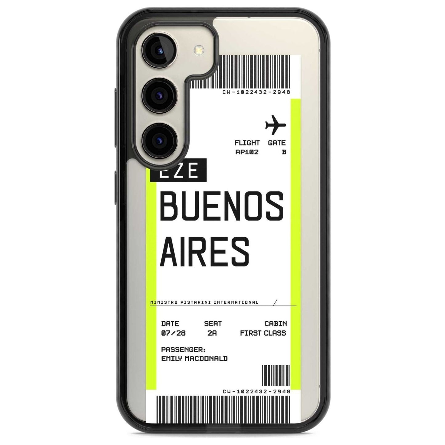Personalised Buenos Aires Boarding Pass
