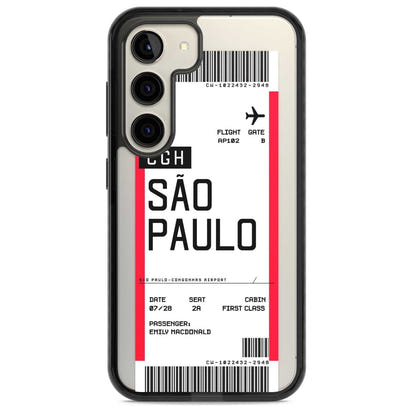 Personalisierte Bordkarte für São Paulo