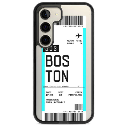 Personalised Boston Boarding Pass