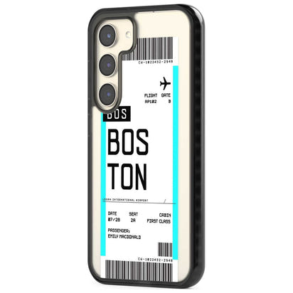 Personalised Boston Boarding Pass