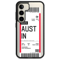 Personalised Austin Boarding Pass