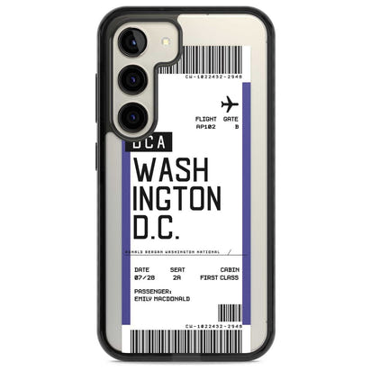 Personalised Washington D.C. Boarding Pass